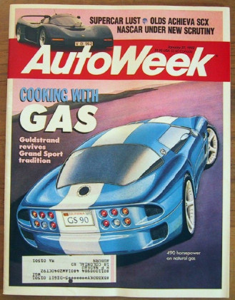 AUTOWEEK 1992 JAN 27 - GULDSTRAND GS90, ESCORT RS2000