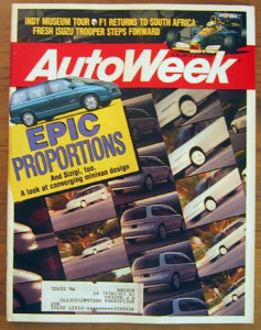 AUTOWEEK 1992 MAR 09 - MINI VAN Spcl, SOUTH AFRICAN GP