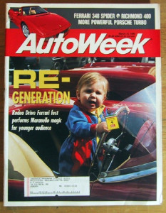 AUTOWEEK 1993 MAR 15 - NEW PORSCHE 911 TURBO, DEL SOL