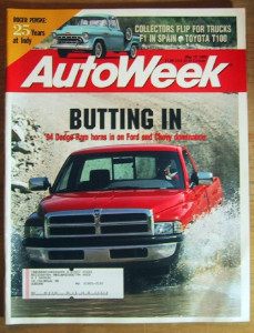 AUTOWEEK 1993 MAY 17 - NEW RAM, ROGER PENSLE, PICKUPS