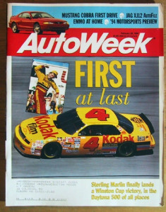 AUTOWEEK 1994 FEB 28 - COBRA TEST, JAG XJ12, FITTIPALDI