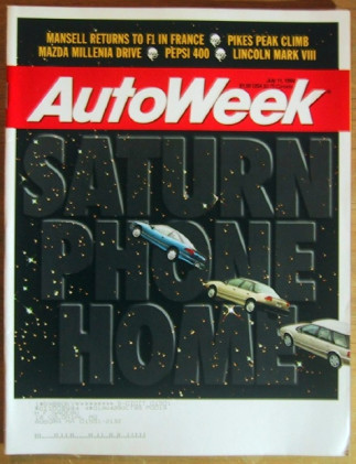 AUTOWEEK 1994 JULY 11 - 50 years of SCCA, GRANDS PRIX