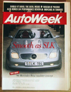 AUTOWEEK 1994 JULY 25 - DIABLO VT & MERCEDES SLK TESTS