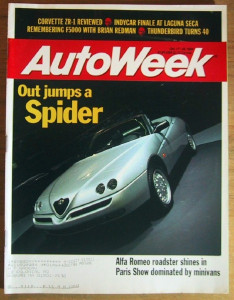 AUTOWEEK 1994 OCT 17 - ZR-1 & COBRA TESTS, FORMULA 5000