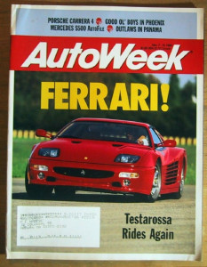 AUTOWEEK 1994 NOV 07 - 911 CARRERA 4, FERRARI M512