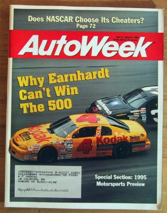 AUTOWEEK 1995 FEB 27 - BMW M3 & MONTE CARLO Z34 TESTED