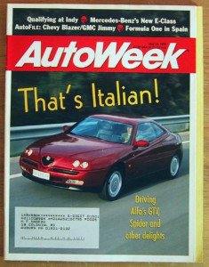 AUTOWEEK 1995 MAY 22 - QUATTROPORTE, ALFA SPIDER & GTV