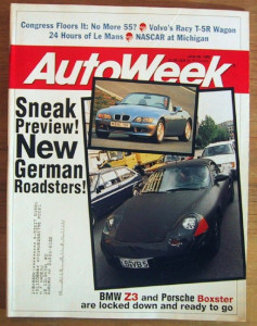 AUTOWEEK 1995 JUNE 26 - BMW Z3, BOXSTER, VOLVO T-5R