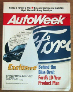 AUTOWEEK 1995 OCT 23 - NEW CONTINENTAL, NIGEL MANSELL