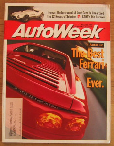 AUTOWEEK 1996 MAR 25 - LX 450 & F355 TEST, BRERO 375MM
