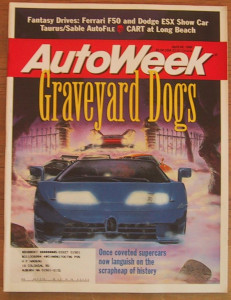 AUTOWEEK 1996 APR 22 - NEW FERRARI F50, LOST SUPERCARS