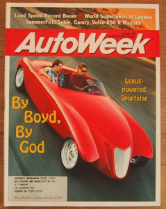 AUTOWEEK 1996 JULY 29 - SPORTSTAR, NOBLE vs. BREEDLOVE