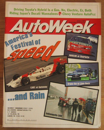 AUTOWEEK 1997 JUNE 02 - T-REX, NEW 911, TROY RUTTMAN