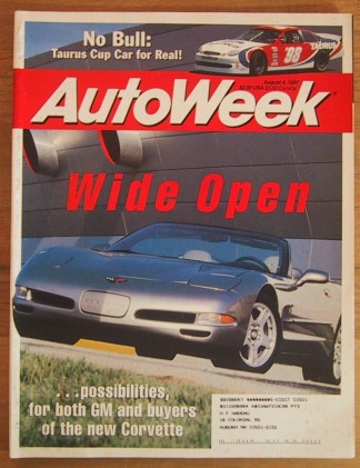 AUTOWEEK 1997 AUG 04 - NEW CORVETTE COUPE & ROADSTER