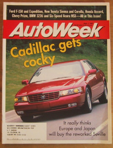 AUTOWEEK 1997 SEPT 01 - ACURA NSX-T & SEVILLE STS TEST
