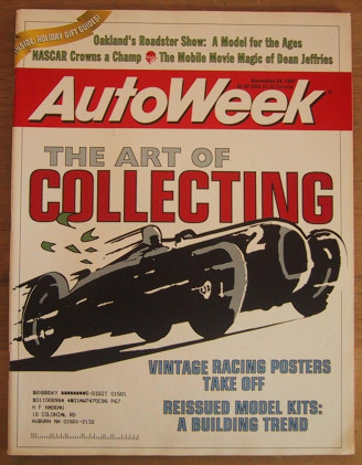 AUTOWEEK 1997 NOV 24 - KING GORDON, ACTIVE CORVETTE