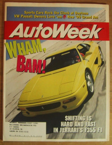 AUTOWEEK 1998 FEB 09 - F355 F1 TEST, 24-Hr of DAYTONA