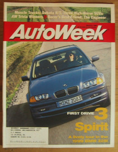 AUTOWEEK 1998 MAR 02 - '99 BMW 328i, LX 470, DAKOTA R/T