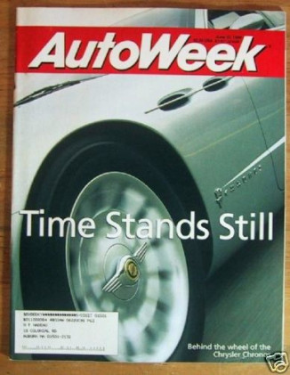 AUTOWEEK 1998 JUNE 22 - SKYLINE 25GT, STS, CHRONOS