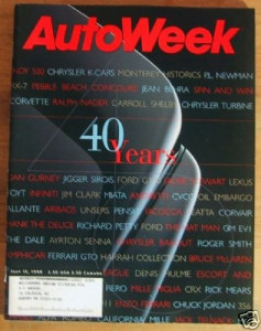 AUTOWEEK 1998 JULY 13 - 40th Spcl, PORSCHE 996, PROWLER
