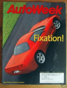 AUTOWEEK 1998 AUG 03 - VETTE HARDTOP, GERHARD BERGER