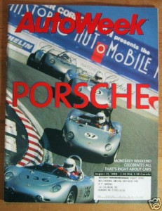 AUTOWEEK 1998 AUG 31 - WOODWARD, PORSCHES AT LAGUNA