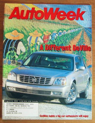 AUTOWEEK 1999 AUG 09 - 911 TURBO, CLK430 & XJR TESTED