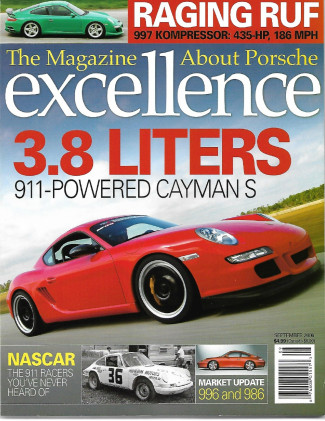 EXCELLENCE - PORSCHE 2006 SEPT - RUF 997, CAYMAN GTR 3.8, 906-119