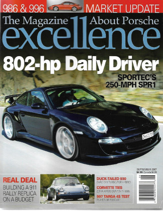 EXCELLENCE - PORSCHE 2007 SEPT - SPORTEC SPR1, 930 CARRERA RSR