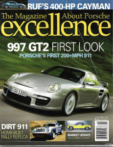 EXCELLENCE - PORSCHE 2007 NOV - RUF CAYMAN, 997 GT2 TEST, 917-30*