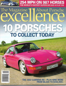 EXCELLENCE - PORSCHE 2008 AUG - 9ff GT9, RUF 993 BTR2, CARRERA 356
