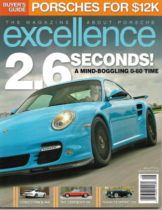 EXCELLENCE - PORSCHE 2010 AUG - WERKS ONE TURBO 2, 964, GT3R