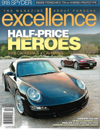 EXCELLENCE - PORSCHE 2012 SEPT - NEW 918, 924 CARRERA GTR, GT3R