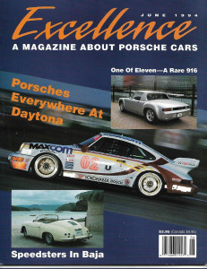 EXCELLENCE - PORSCHE 1994 JUNE - 916, COSWORTH IMSA PISTONS