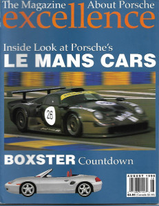 EXCELLENCE - PORSCHE 1996 AUG - 914 RACER, 911 CUP 3.8 & GT
