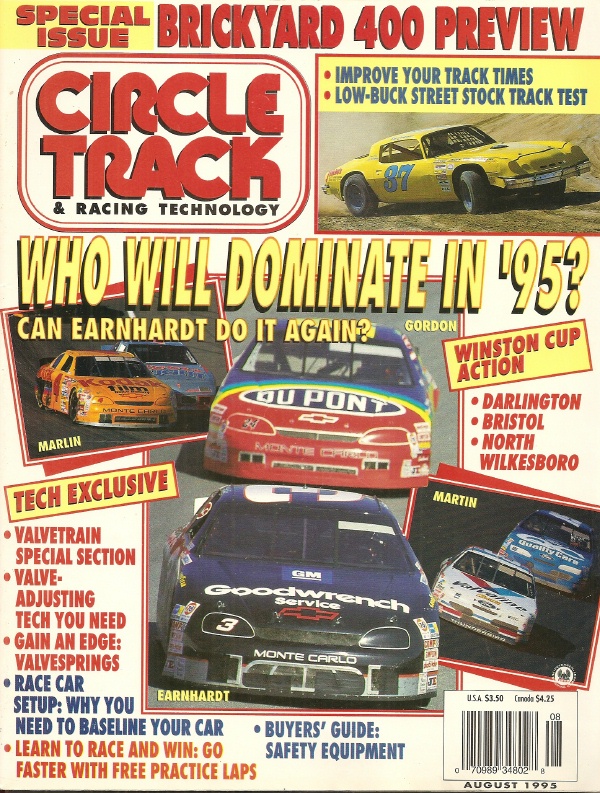 CIRCLE TRACK 1995 AUG - RACE CAR SET-UP, VALVETRAIN Spcl, STREET STOCK ...