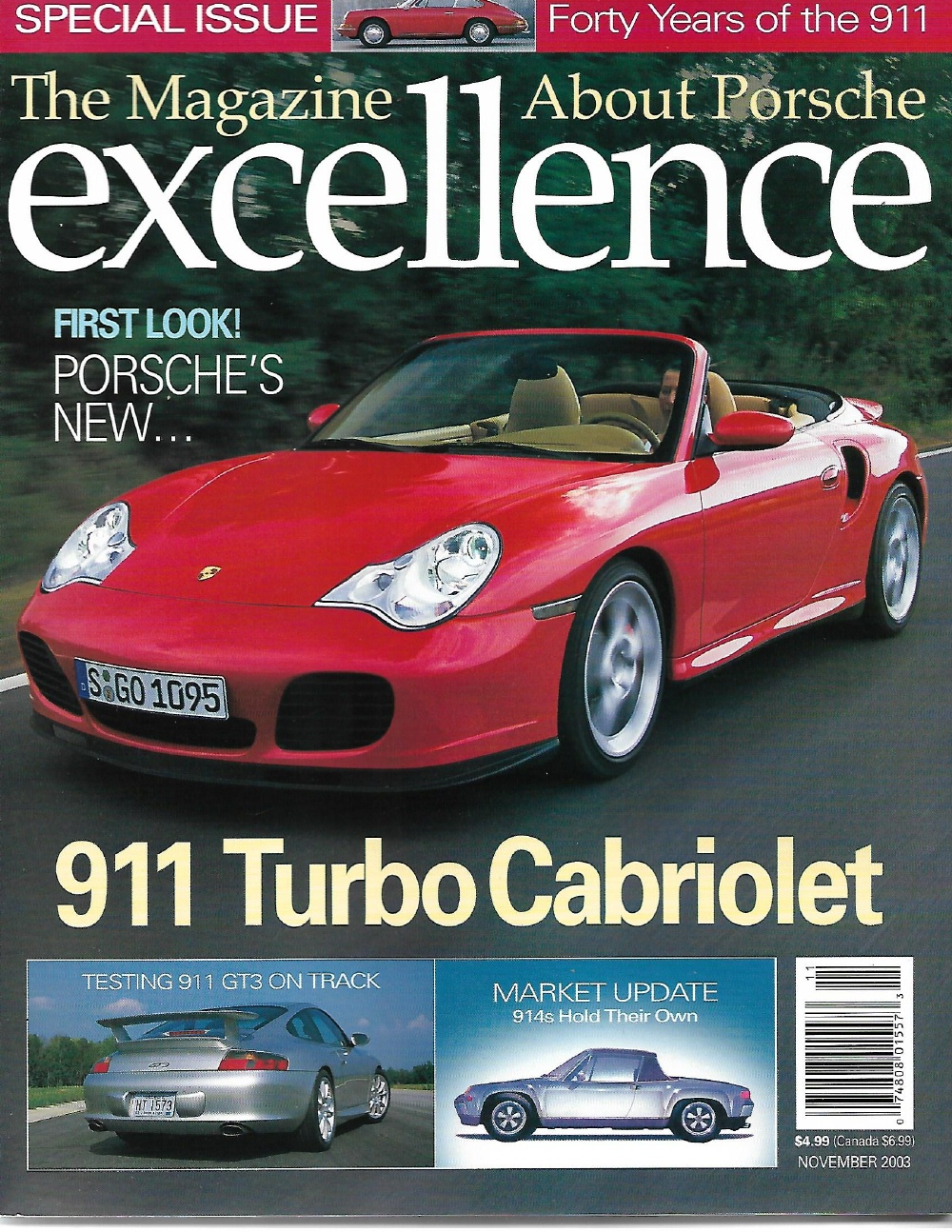 EXCELLENCE PORSCHE 2003 NOV 911 GT3 TEST, GT3 RS, HOT 356