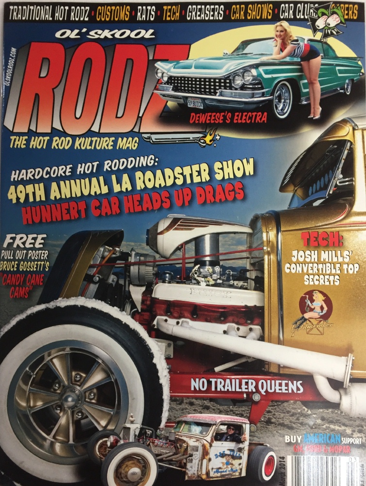 OL' SKOOL RODZ 2014 MAR - DEWEESE'S ELECTRA, CANDY CANE CAMS, CONV TOP ...